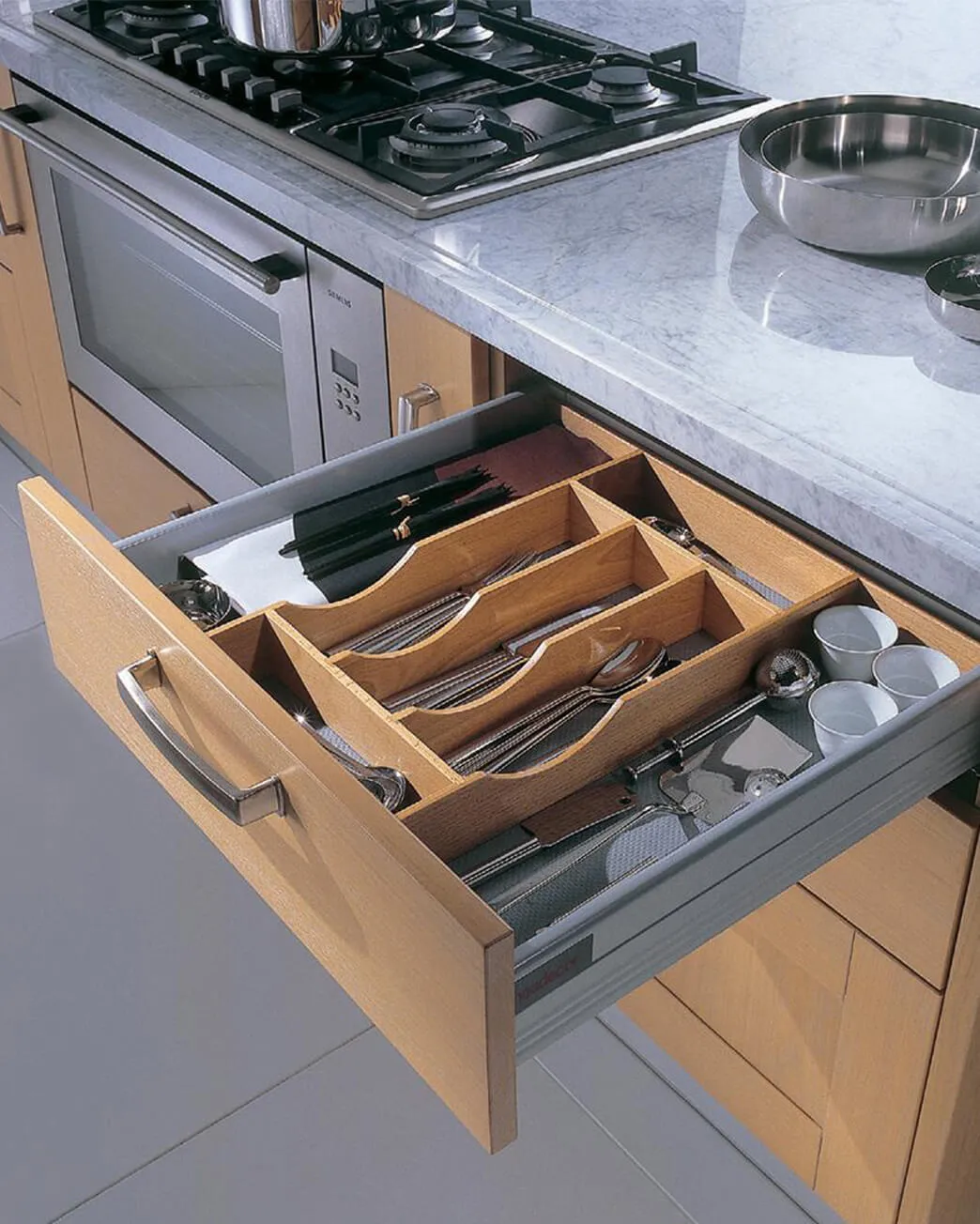Beech Cutlery Tray Without Base
