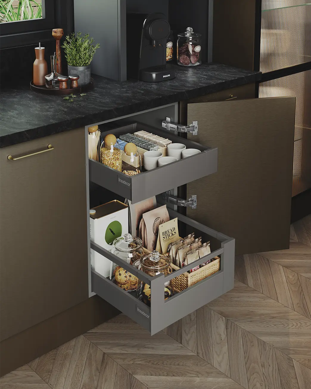 Hinged Door Base Cabinet with Inner Drawer