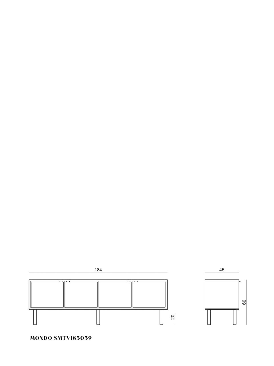 Mondo TV Cabinet