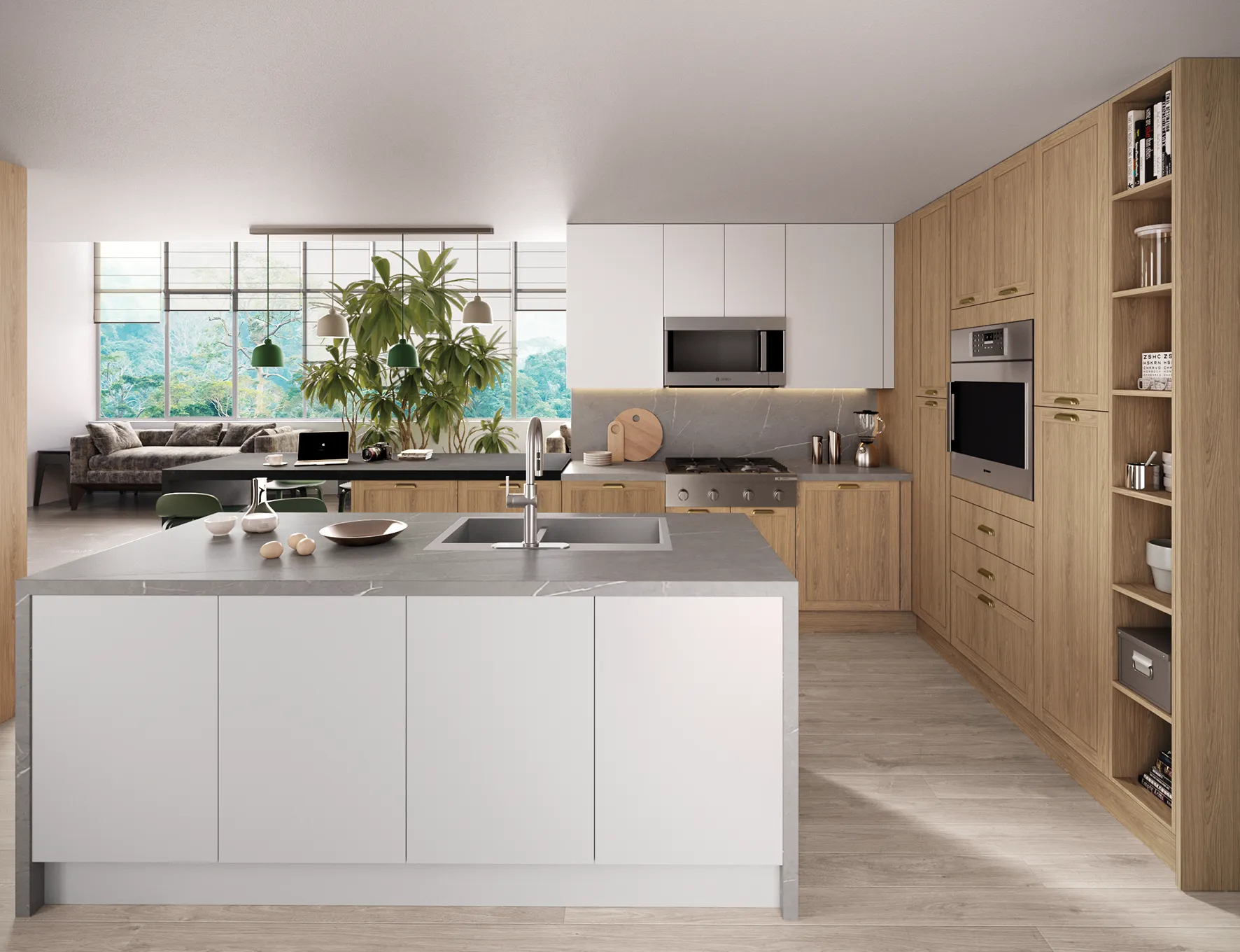 Compact Kitchen with Smart Functionality