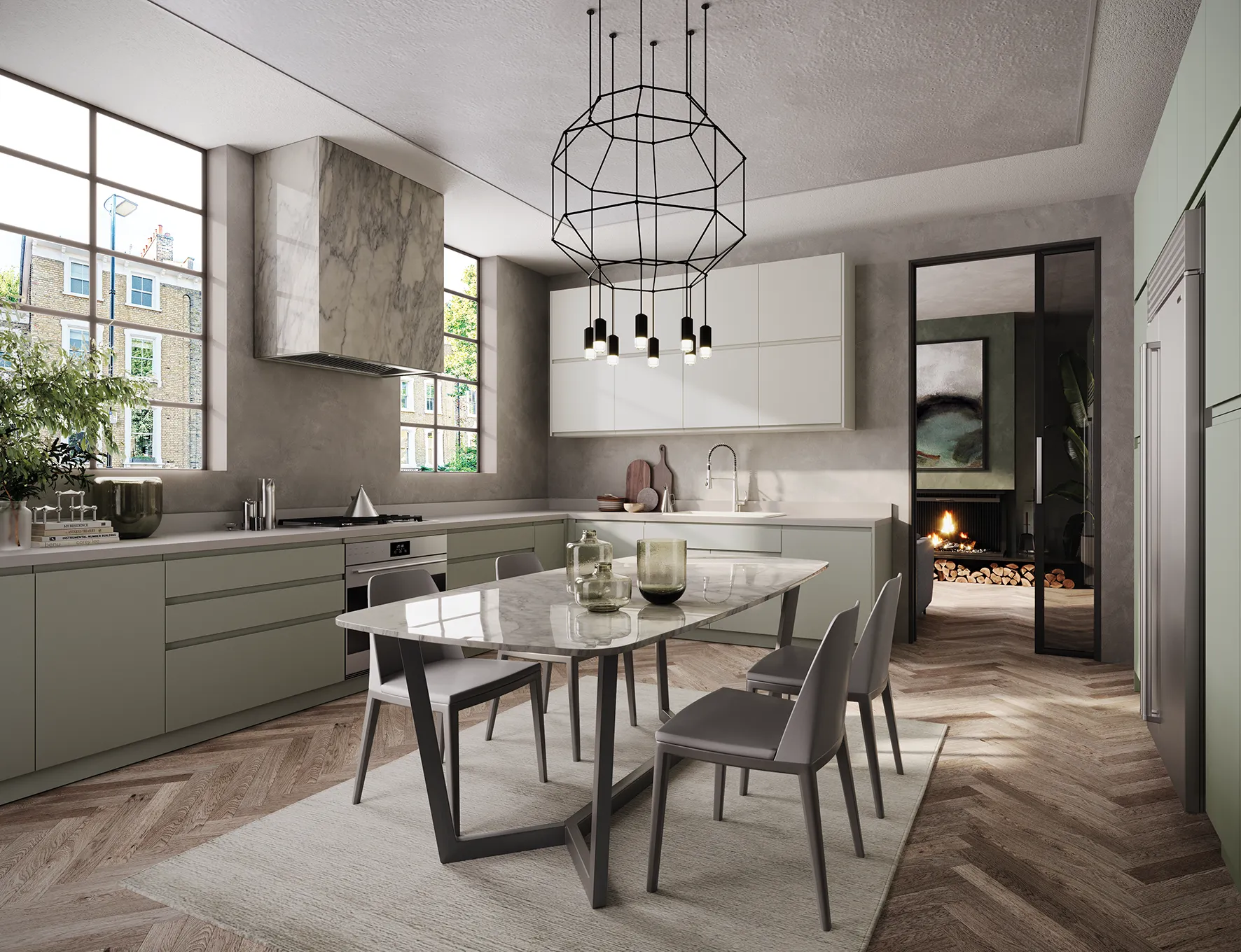 Architectural Precision in the Kitchen