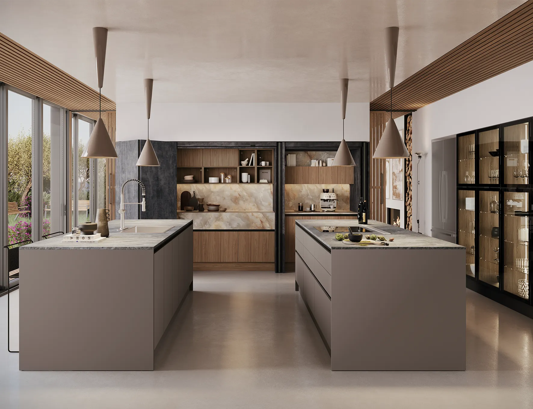 Contemporary Kitchen with European Flair-1