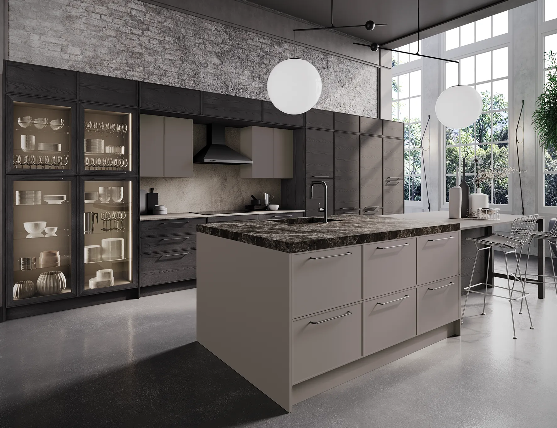 Modern Kitchen with Refined Contrast-1